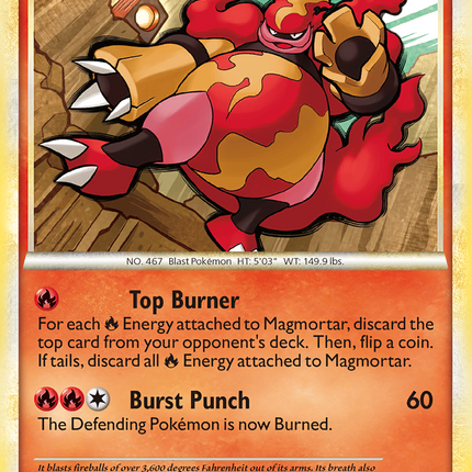 Magmortar (27/102) [HeartGold & SoulSilver: Triumphant]