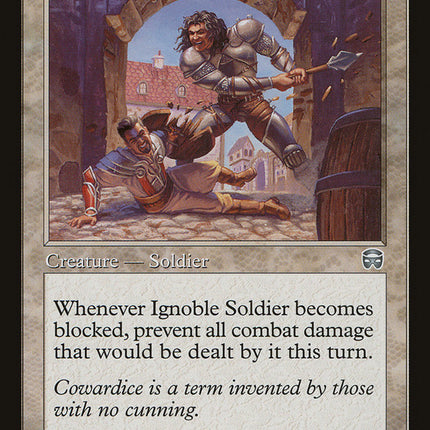 Ignoble Soldier [Mercadian Masques]