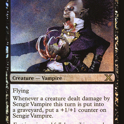Sengir Vampire (Premium Foil) [Tenth Edition]