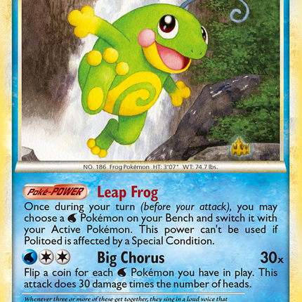Politoed (7/95) [HeartGold & SoulSilver: Unleashed]