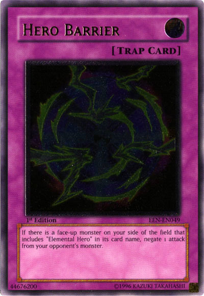 Hero Barrier [EEN-EN049] Ultimate Rare