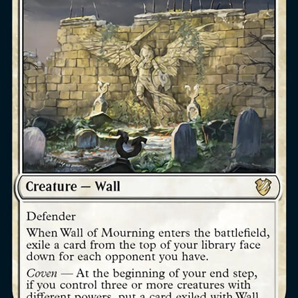 Wall of Mourning [Innistrad: Midnight Hunt Commander]