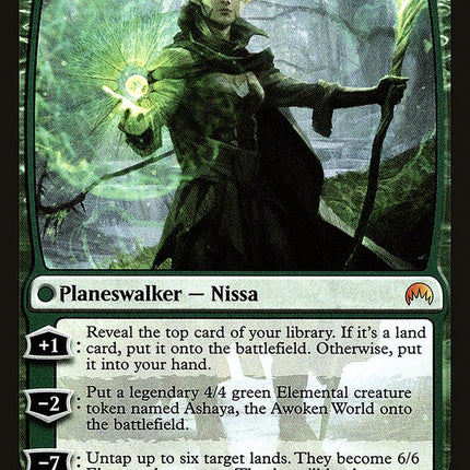 Nissa, Vastwood Seer // Nissa, Sage Animist [Magic Origins Prerelease Promos]