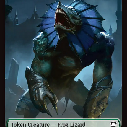 Boar // Frog Lizard Double-Sided Token [Secrets of Strixhaven Commander Tokens]