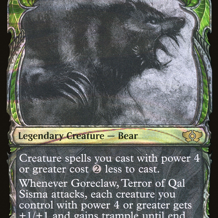 Goreclaw, Terror of Qal Sisma (Halo Foil) [Multiverse Legends]