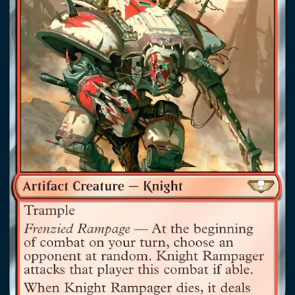 Knight Rampager (Surge Foil) [Warhammer 40,000]