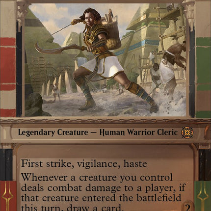 Samut, Vizier of Naktamun (Showcase Halo Foil) [March of the Machine: The Aftermath]