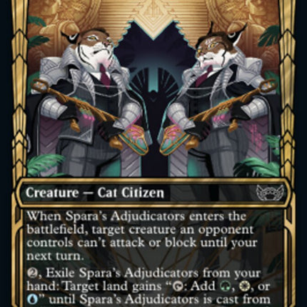 Spara's Adjudicators (Showcase Golden Age Gilded Foil) [Streets of New Capenna]