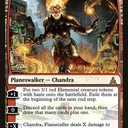Chandra, Flamecaller [Oath of the Gatewatch Prerelease Promos]