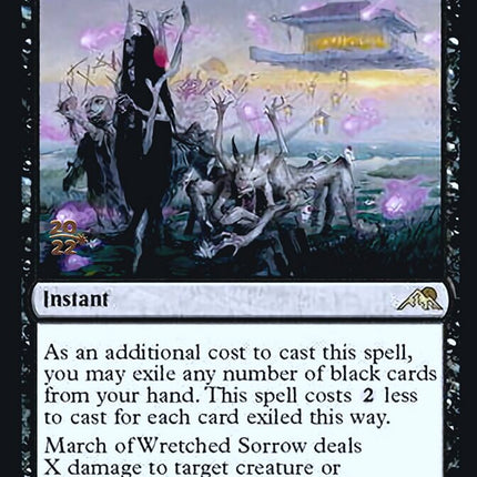 March of Wretched Sorrow [Kamigawa: Neon Dynasty Prerelease Promos]