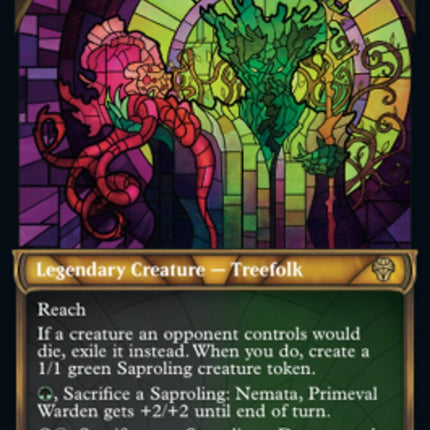 Nemata, Primeval Warden (Showcase Textured) [Dominaria United]