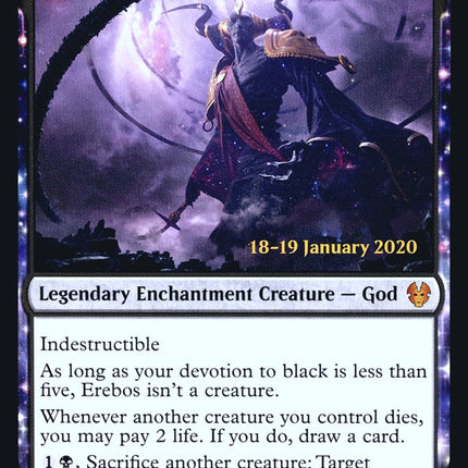 Erebos, Bleak-Hearted [Theros Beyond Death Prerelease Promos]