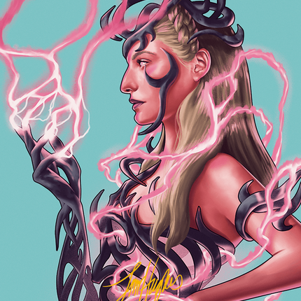 Breya, Etherium Shaper Art Card (Gold-Stamped Signature) [Modern Horizons 3 Art Series]