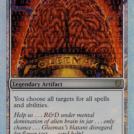 Gleemax (Alternate Foil) [Unhinged]