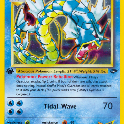 Misty's Gyarados (13/132) [Gym Challenge 1st Edition]