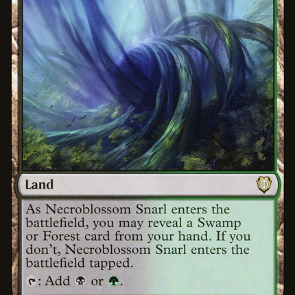 Necroblossom Snarl [Phyrexia: All Will Be One Commander]