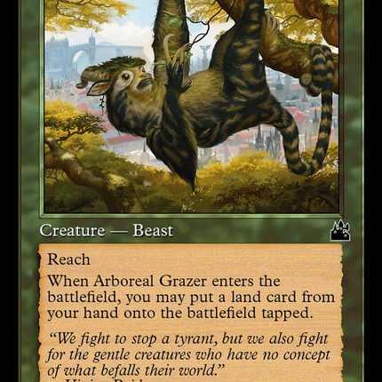 Arboreal Grazer (Retro Frame) [Ravnica Remastered]
