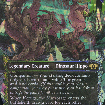 Keruga, the Macrosage (Halo Foil) [Multiverse Legends]