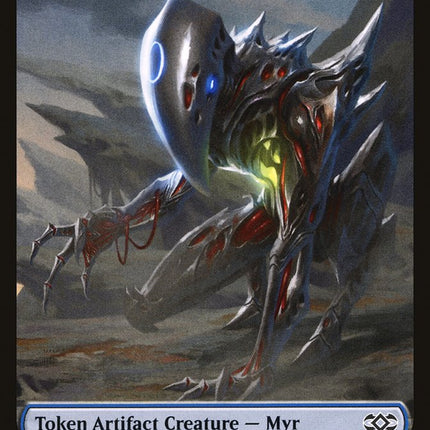 Eldrazi Spawn // Myr (007) Double-Sided Token [Double Masters Tokens]