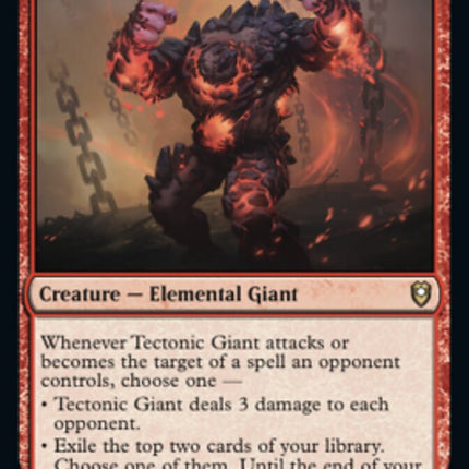 Tectonic Giant [Commander Legends: Battle for Baldur's Gate]