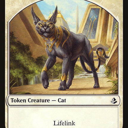 Sinuous Striker // Cat Double-Sided Token [Hour of Devastation Tokens]