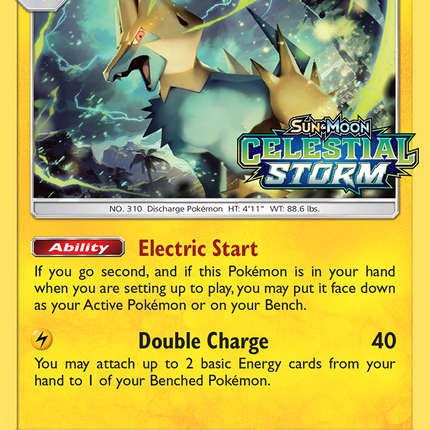 Manectric (SM130) [Sun & Moon: Black Star Promos]