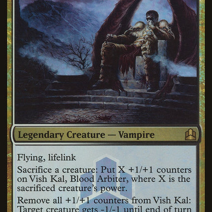 Vish Kal, Blood Arbiter (Launch) (Oversized) [Commander 2011 Oversized]