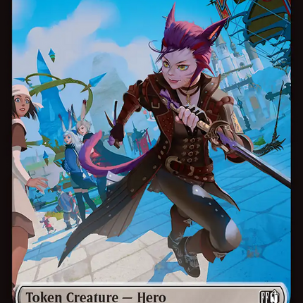 Hero (0003) // Copy (0001) Double-Sided Token [FINAL FANTASY Tokens]