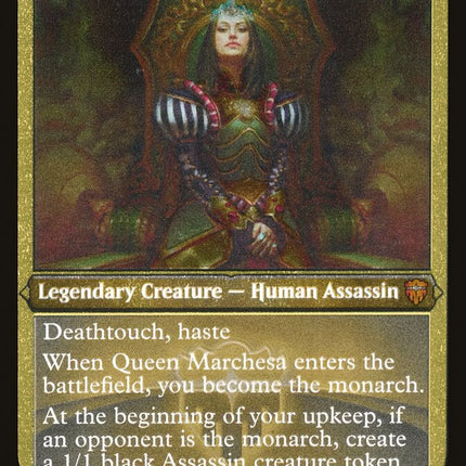 Queen Marchesa (Etched) [Commander Legends]