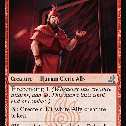 Loyal Fire Sage [Avatar: The Last Airbender: Eternal-Legal]