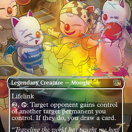 Stiltzkin, Moogle Merchant (Borderless) (Chocobo Track Foil) [FINAL FANTASY]