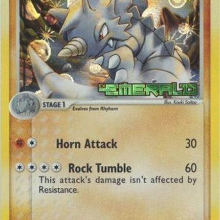 Rhydon (19/106) (Stamped) [EX: Emerald]