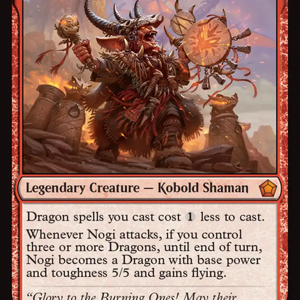 Nogi, Draco-Zealot [Foundations Commander]