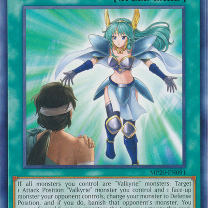 Valkyrie's Embrace [MP20-EN091] Rare