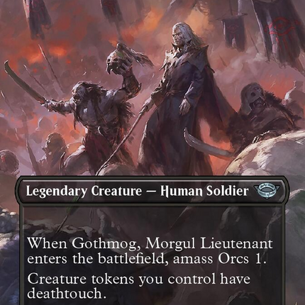 Gothmog, Morgul Lieutenant (Borderless Alternate Art) [The Lord of the Rings: Tales of Middle-Earth]