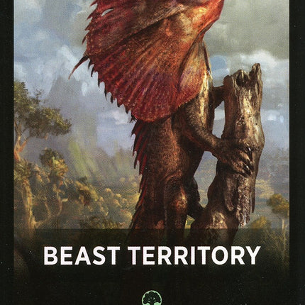 Beast Territory Theme Card [Dominaria United Tokens]
