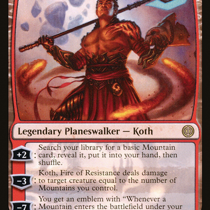 Koth, Fire of Resistance [Phyrexia: All Will Be One]