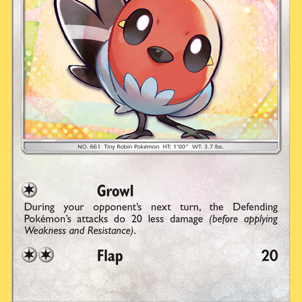 Fletchling (109/145) [Sun & Moon: Guardians Rising]