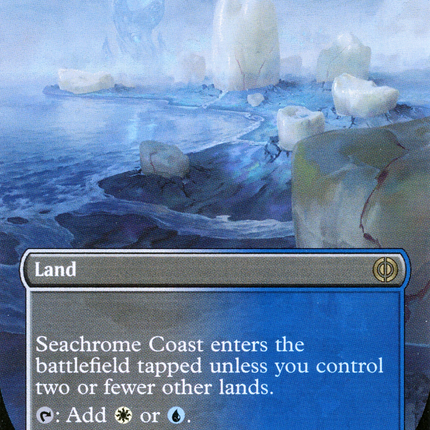 Seachrome Coast (Borderless Alternate Art) [Phyrexia: All Will Be One]