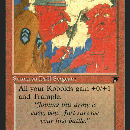 Kobold Drill Sergeant [Legends]
