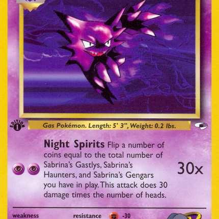 Sabrina's Haunter (58/132) [Gym Heroes 1st Edition]