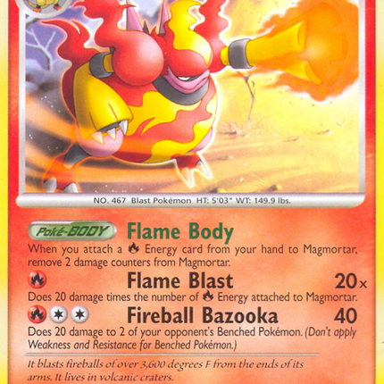 Magmortar (31/132) [Diamond & Pearl: Secret Wonders]