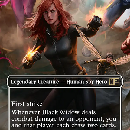 Black Widow, Intel Expert (Borderless) [Marvel Super Heroes Commander]