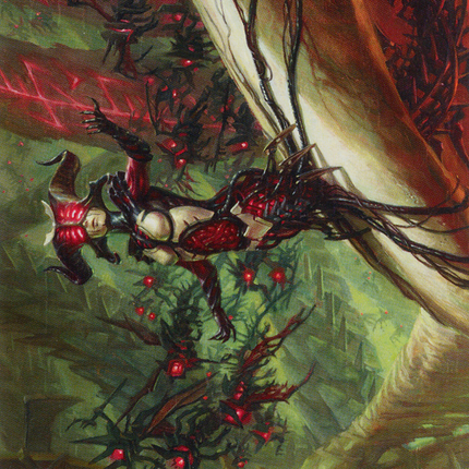 Sheoldred Art Card [March of the Machine Art Series]