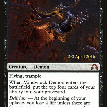 Mindwrack Demon [Shadows over Innistrad Prerelease Promos]