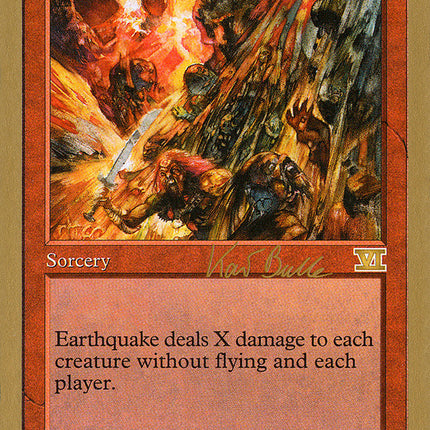 Earthquake (Kai Budde) (SB) [World Championship Decks 1999]