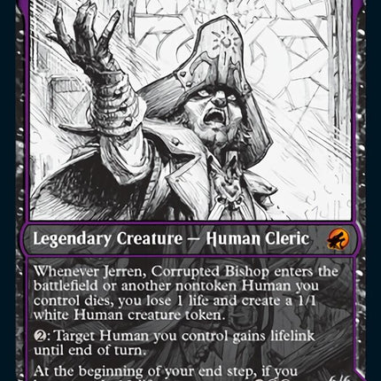 Jerren, Corrupted Bishop // Ormendahl, the Corrupted (Showcase Eternal Night) [Innistrad: Midnight Hunt]