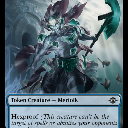 Gnome // Merfolk Double-Sided Token [The Lost Caverns of Ixalan Tokens]