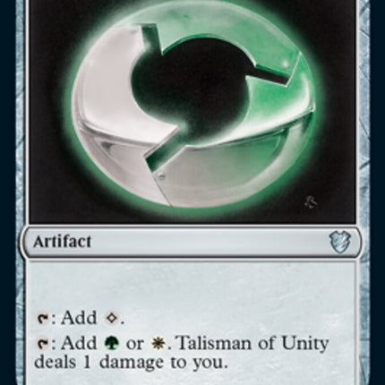 Talisman of Unity [Innistrad: Midnight Hunt Commander]