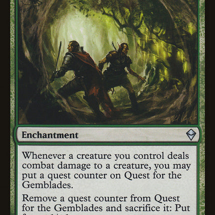 Quest for the Gemblades [Zendikar]
